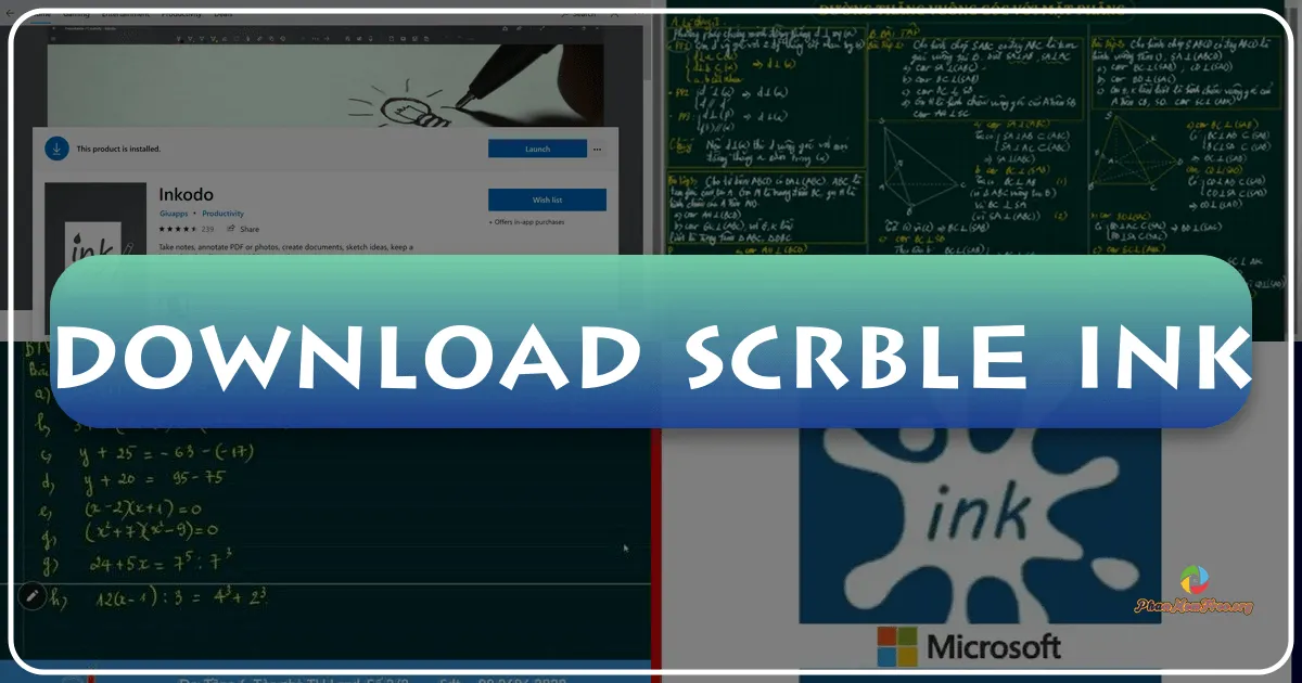 Scrble Ink: Ứng dụng bảng vẽ đơn giản và mạnh mẽ trên Windows