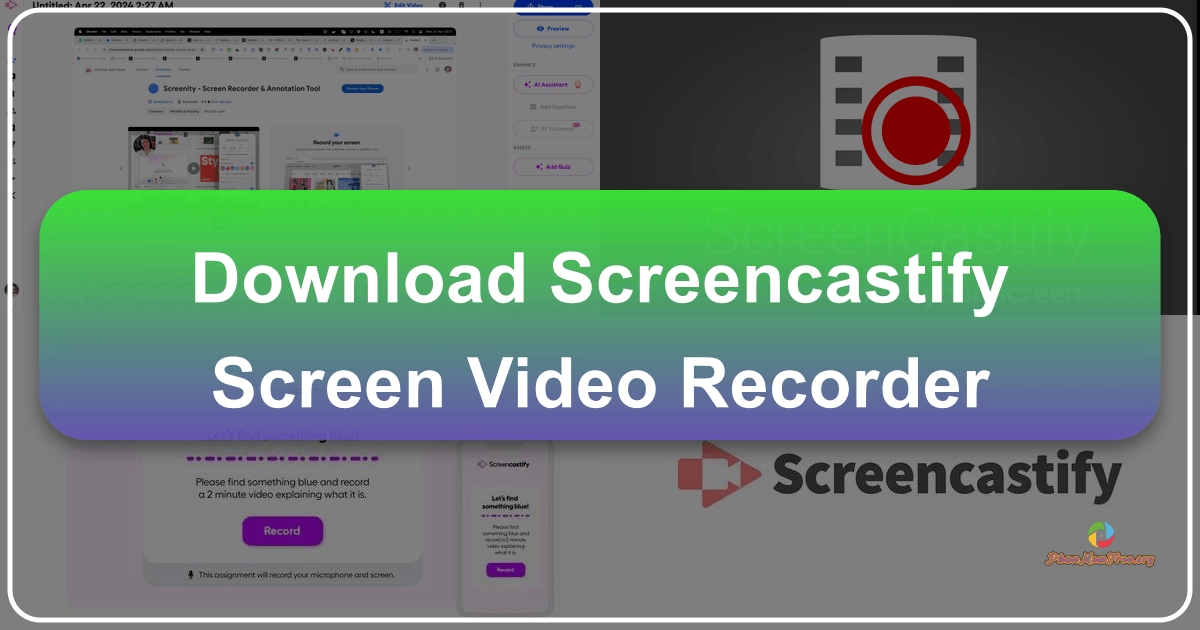 Screencastify: A free Chrome extension for recording, editing, and sharing screen videos with ease and convenience online. /images/download-screencastify-screen-video-recorder.png
