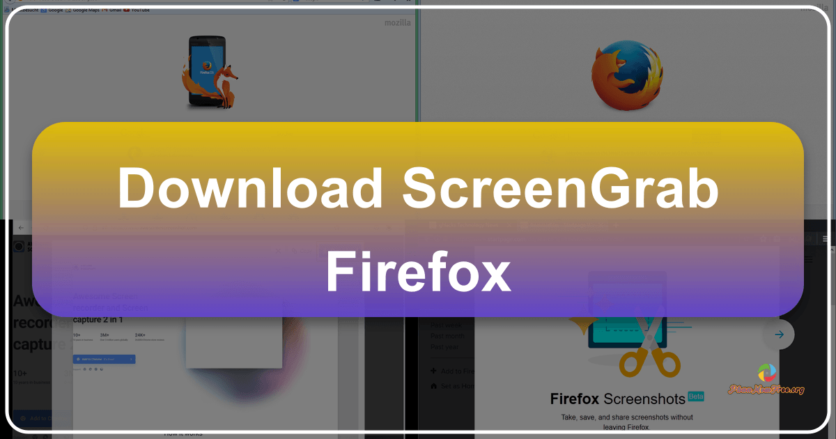 ScreenGrab: A Firefox extension for effortless web page capture with full-page and regional screenshot capabilities. /images/download-screengrab-firefox.png