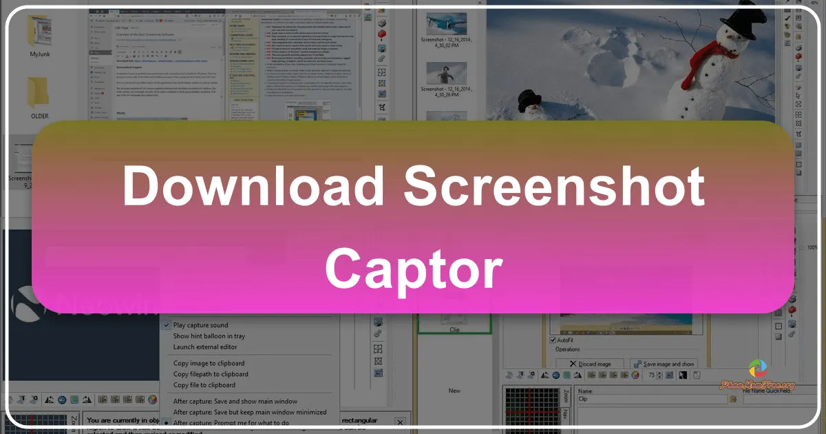 Screenshot Captor: Công cụ chụp ảnh màn hình mạnh mẽ và đa năng
