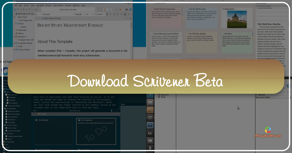 Scrivener Beta offers a comprehensive writing tool with robust features for project management and organization. /images/download-scrivener-beta.png