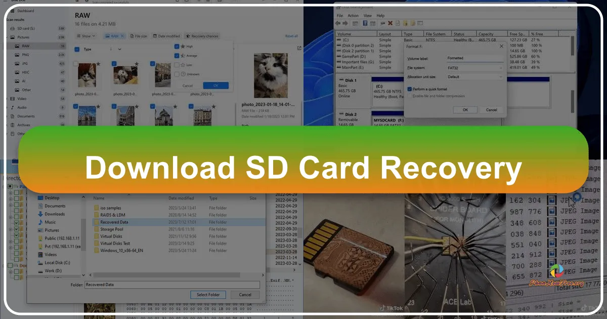 Khôi phục dữ liệu thẻ nhớ SD: Giới thiệu phần mềm SD Card Recovery