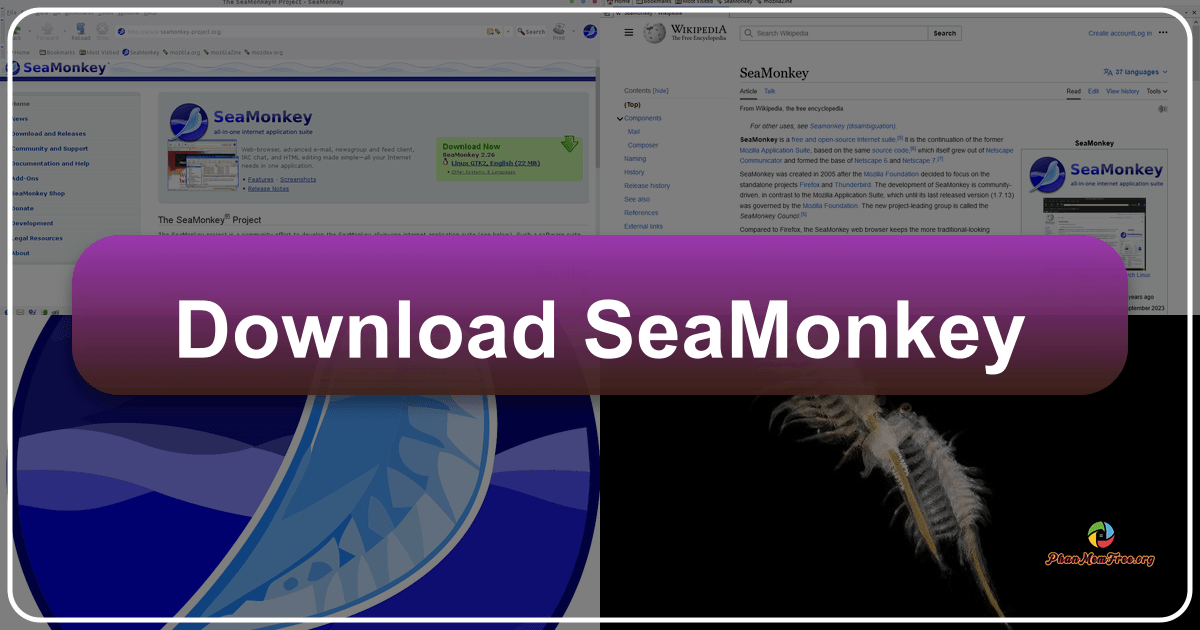 SeaMonkey: A free, open-source internet suite with browser, email, and development tools for a comprehensive online experience. /images/download-seamonkey.png