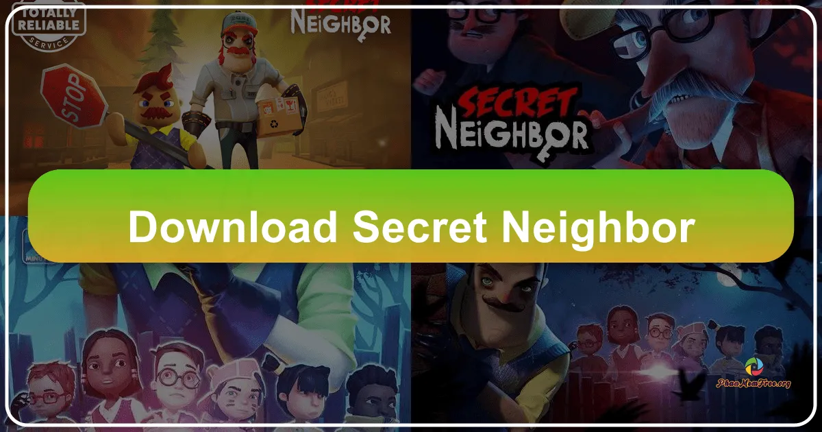 Secret Neighbor: Hello Neighbor Multiplayer – A Thrilling Social Deduction Horror Game