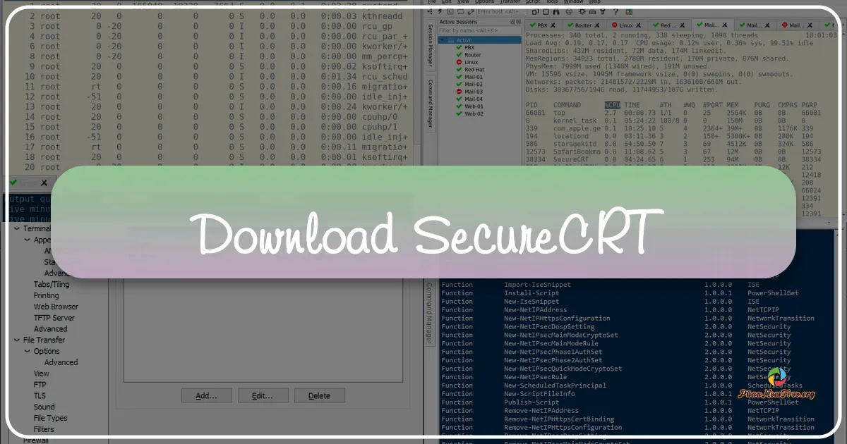 SecureCRT: A Comprehensive Guide to Secure Terminal Emulation