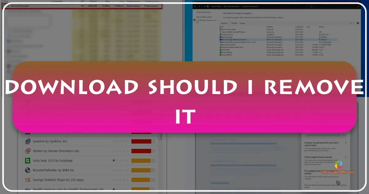 Should I Remove It? A Comprehensive Guide to Decluttering Your PC