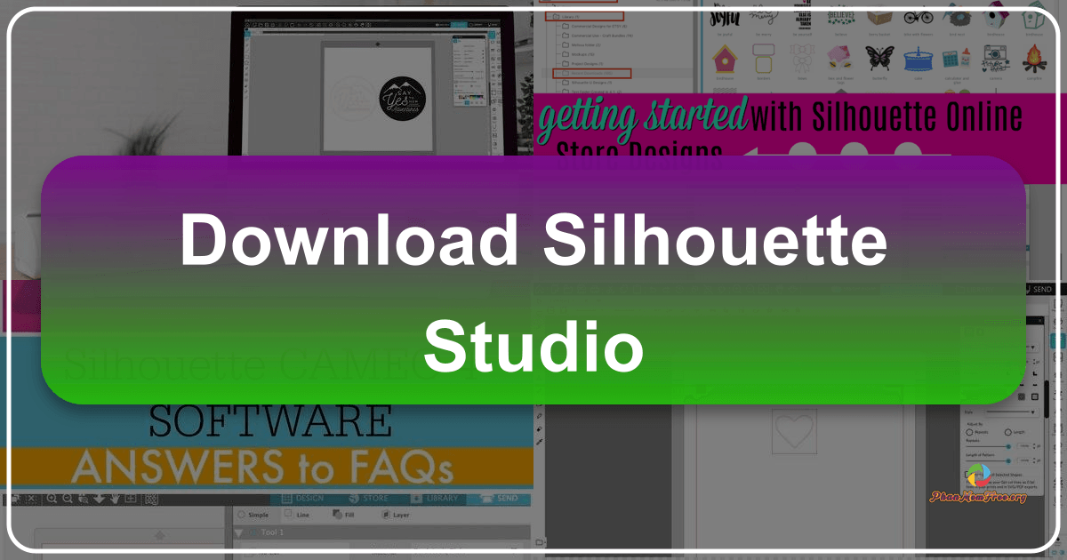 Review of Silhouette Studio, a free design software for Silhouette cutting machines with robust tools and user-friendly interface. /images/download-silhouette-studio.png