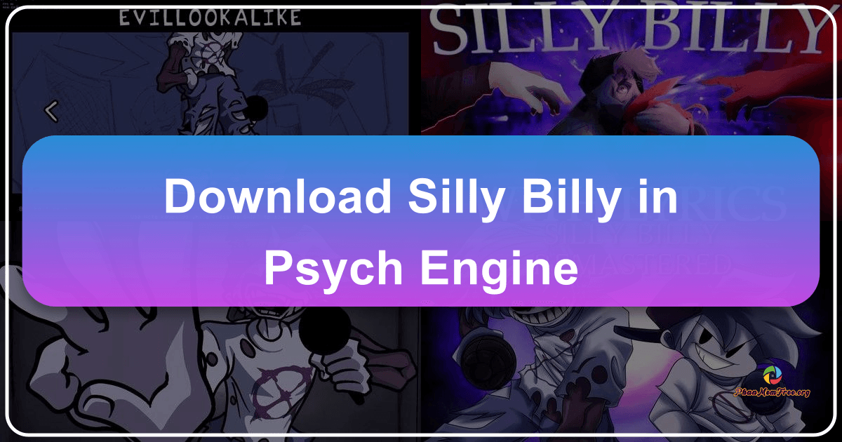 Silly Billy in Psych Engine offers a challenging Friday Night Funkin' experience with intense rhythm gameplay. /images/download-silly-billy-in-psych-engine.png