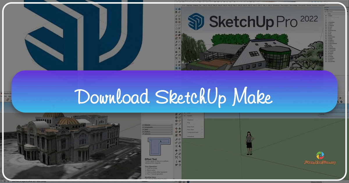 SketchUp Make: A discontinued 3D modeling software with a user-friendly interface and extensive model library features. /images/download-sketchup-make.png