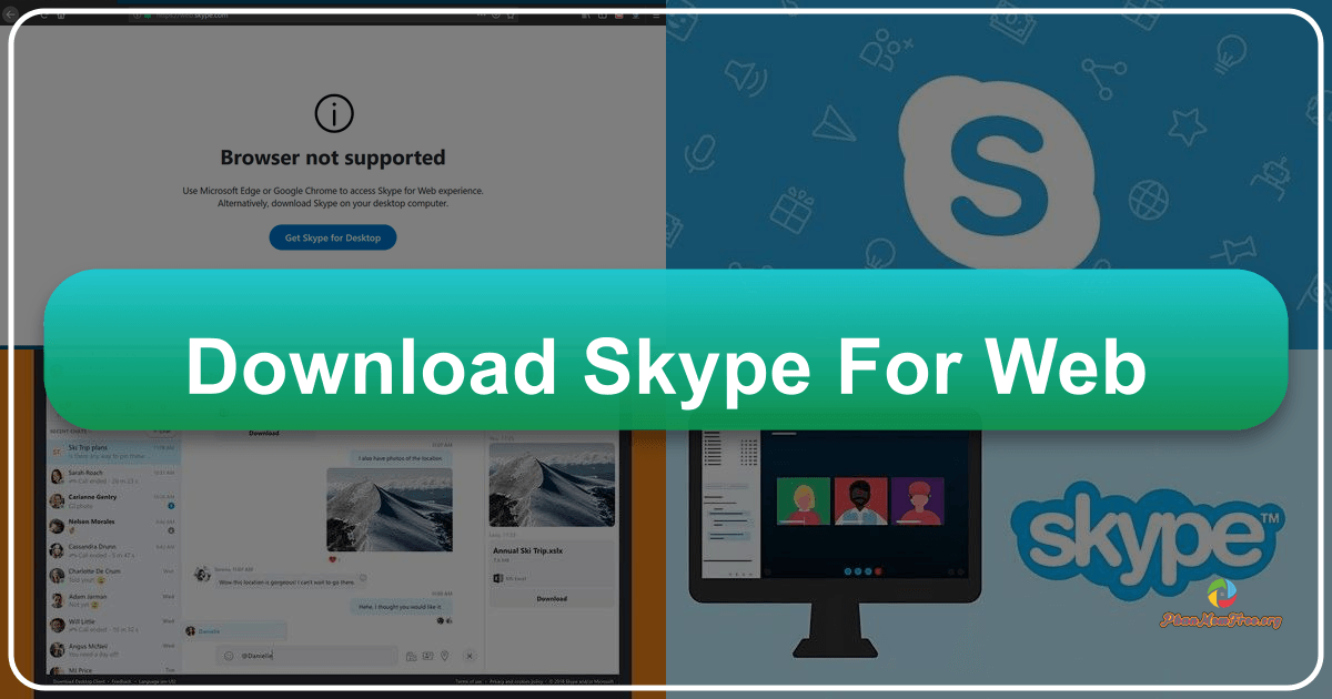 Trải nghiệm gọi video và nhắn tin trực tuyến trên trình duyệt với Skype Web. /images/download-skype-for-web.png