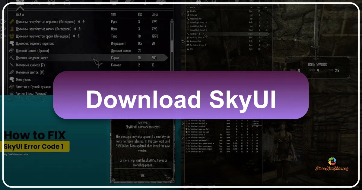 SkyUI: A Comprehensive Guide to Enhancing Skyrim's User Interface