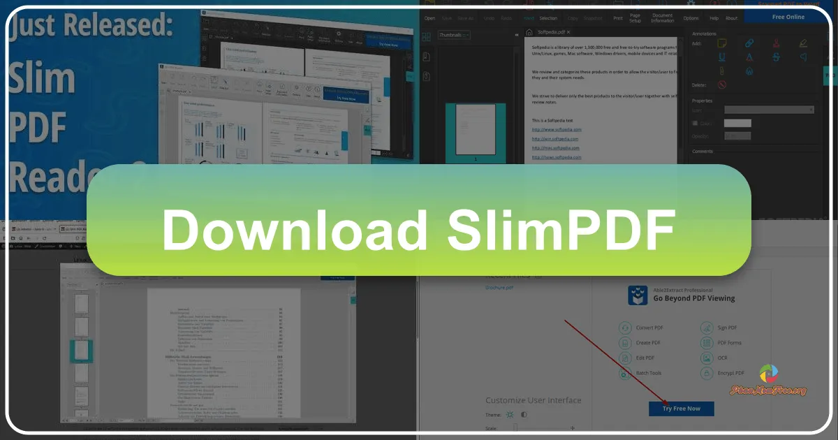 SlimPDF: A Lightweight PDF Reader for Occasional Use