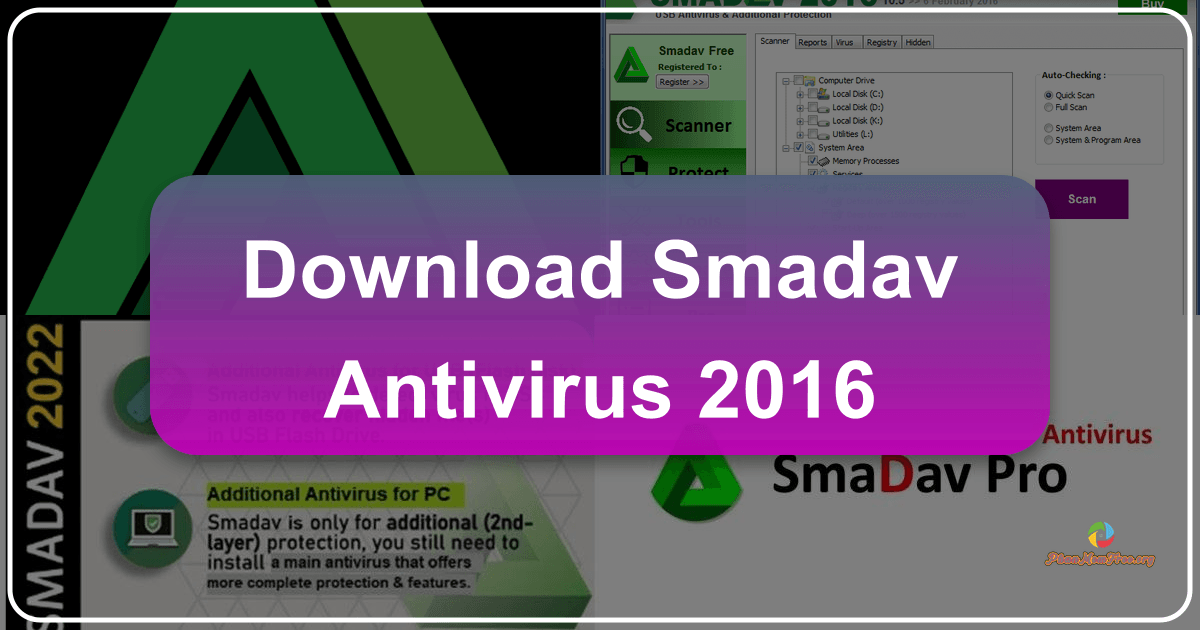 SmadAV Antivirus 2016: A lightweight secondary antivirus for local threat protection and USB drive security. /images/download-smadav-antivirus-2016.png