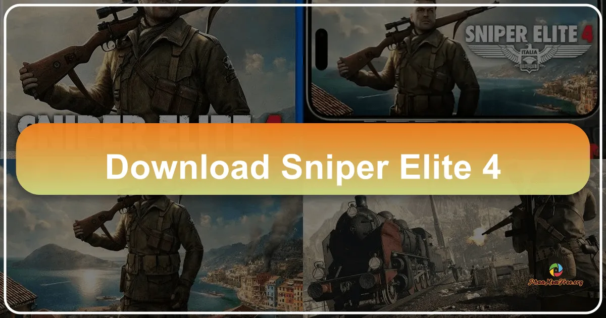 Sniper Elite 4: Trải Nghiệm Bắn Tỉa Tuyệt Vời Trên PC