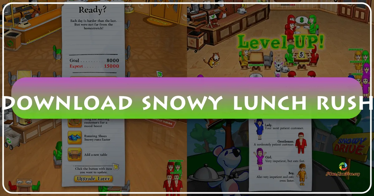 Snowy: Lunch Rush – A Whirlwind of Culinary Chaos
