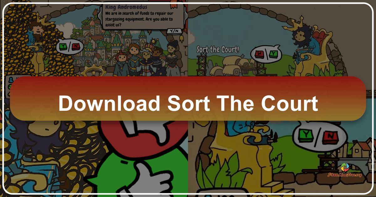 Sort the Court! offers a simple yet addictive royal simulation gameplay experience with strategic depth. /images/download-sort-the-court.png
