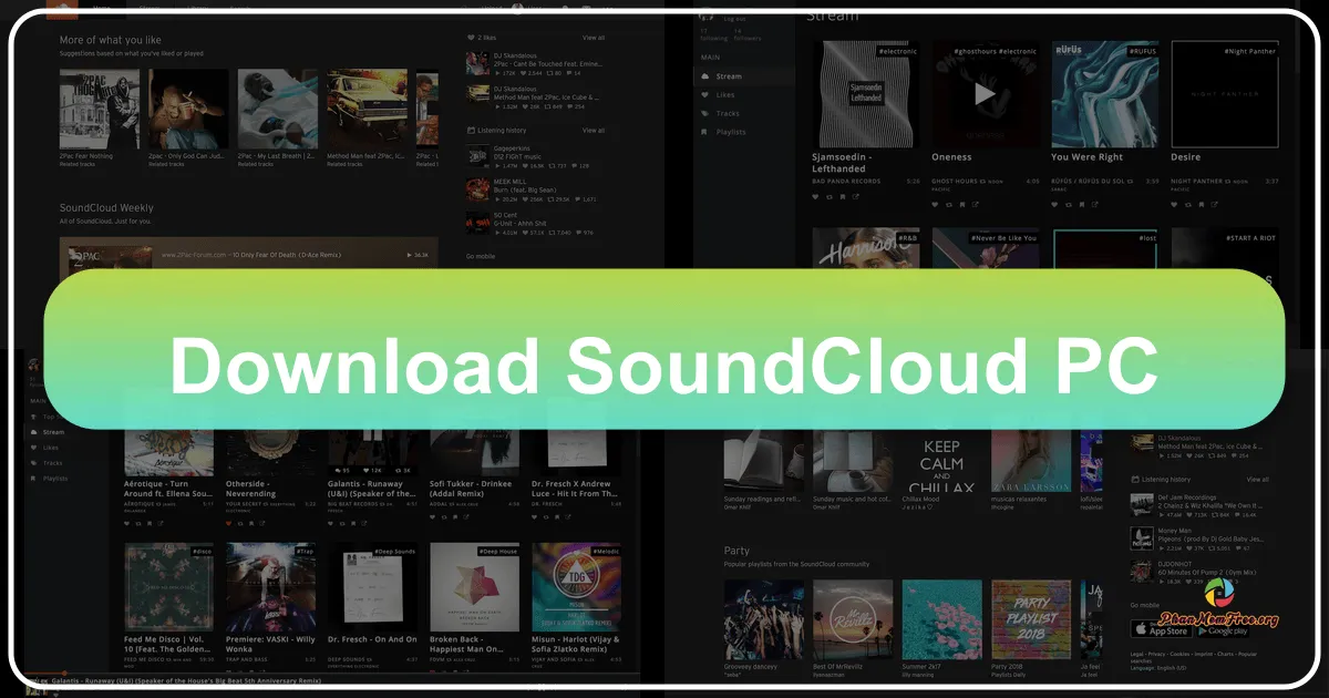 SoundCloud cho Windows: Trải nghiệm âm nhạc đỉnh cao trên máy tính