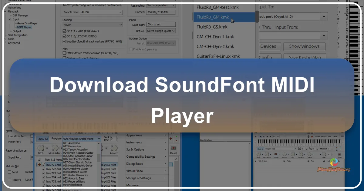 Soundfont MIDI Player: A Deep Dive into Features and Functionality