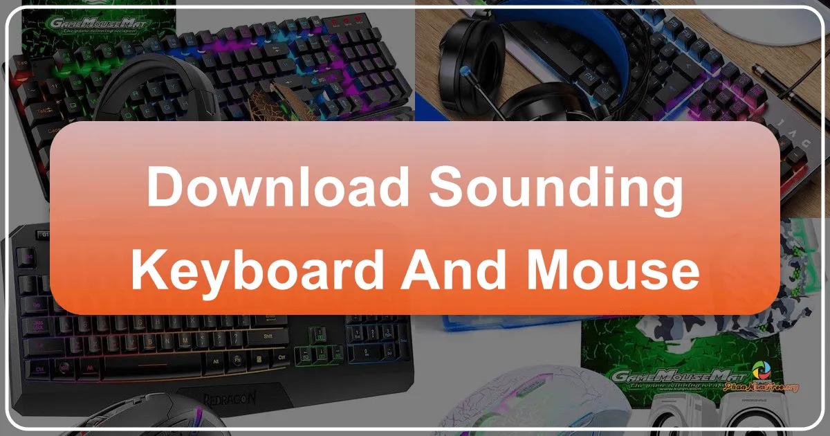 Âm Thanh Cho Bàn Phím Và Chuột: Sounding Keyboard and Mouse 3.0
