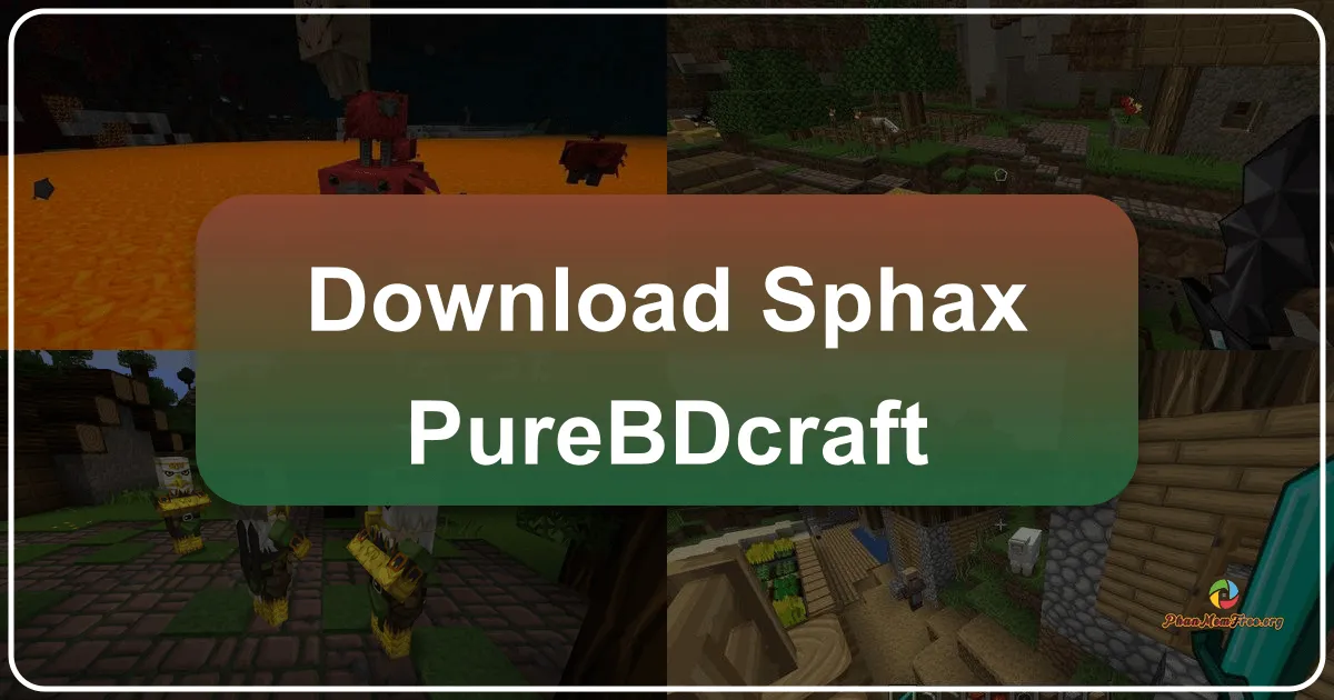 Sphax PureBDCraft: A Comic-Book Transformation for Minecraft