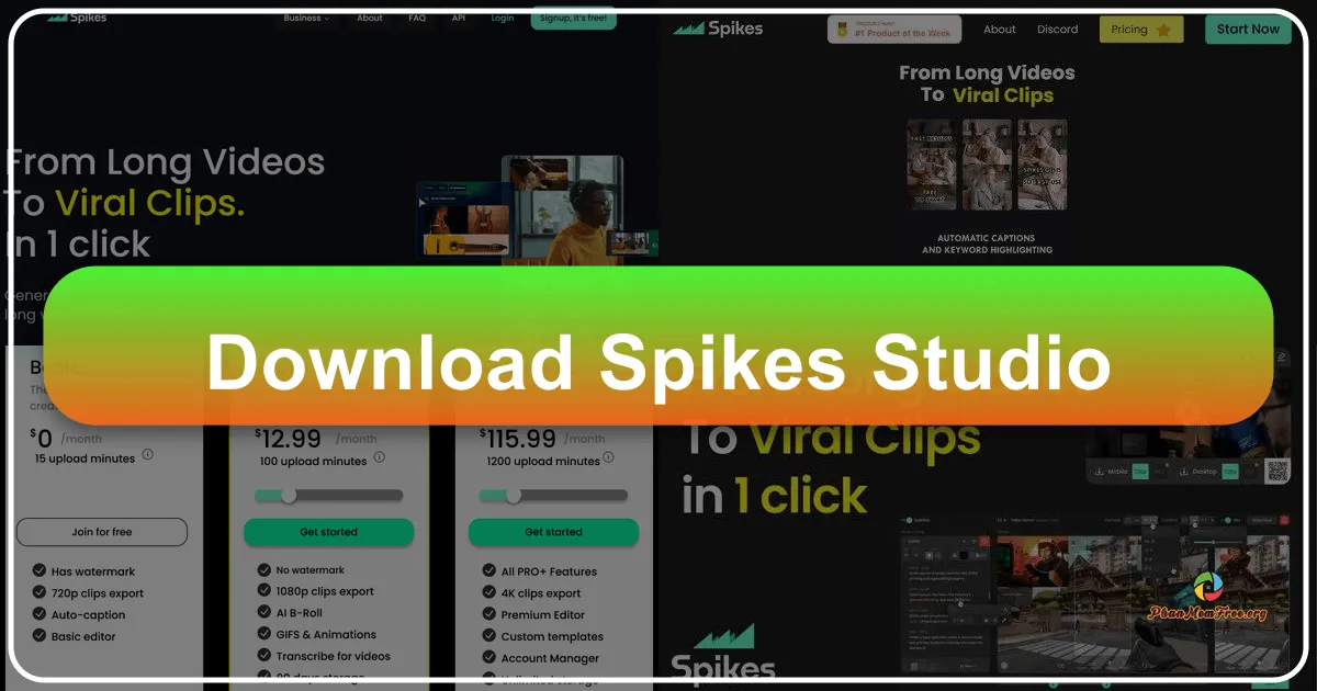 Spikes Studio: An AI-Powered Video Clip Generator for Social Media Success