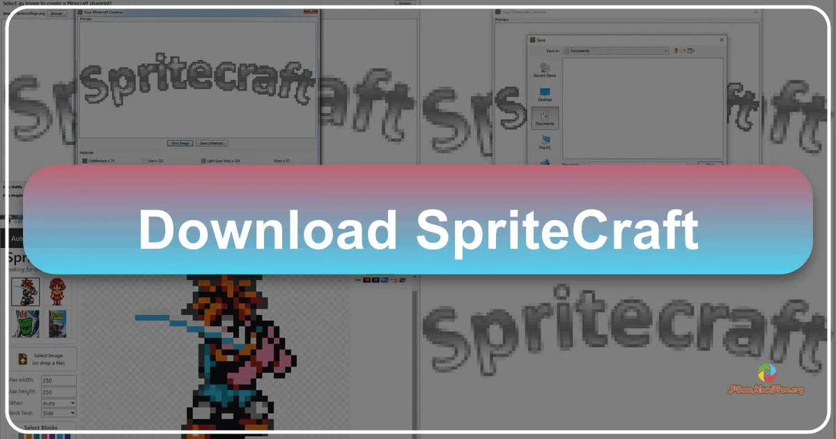 SpriteCraft: Transforming Images into Minecraft Pixel Art