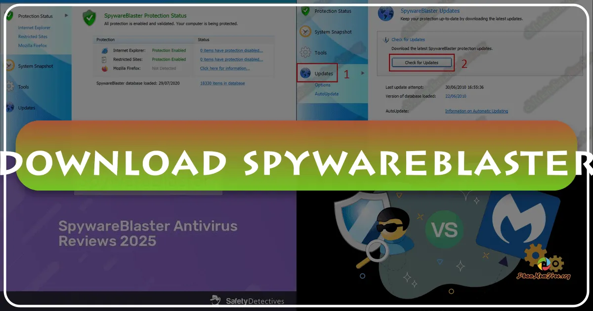 SpywareBlaster: A Proactive Approach to Spyware Prevention