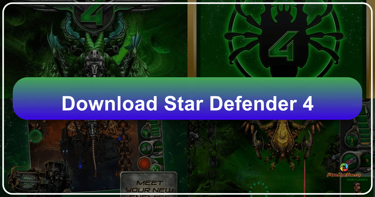 Star Defender 4 offers fast-paced space shooter action with diverse weapons and challenging gameplay. /images/download-star-defender-4.png