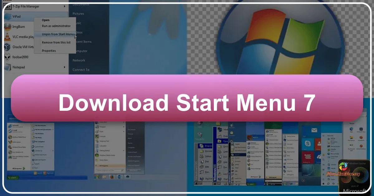 Start Menu 7: A Customizable Start Menu for Windows 7