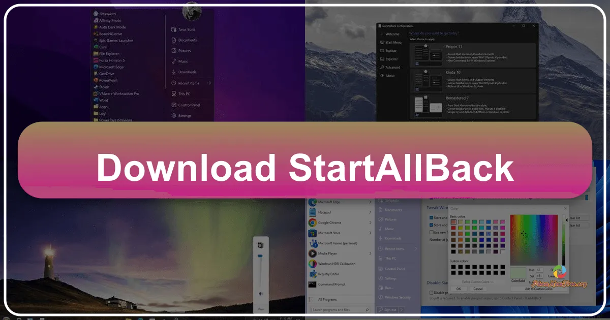 StartAllBack: Reclaiming the Classic Windows Experience