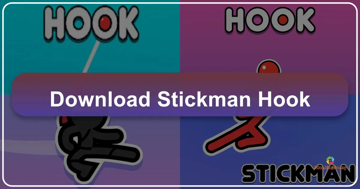 Stickman Hook: Trò chơi người que đu dây gây nghiện trên PC