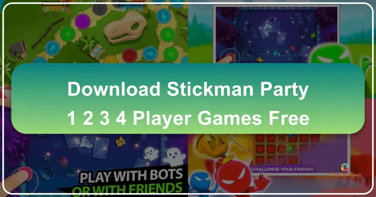 Stickman Party: 1 2 3 4 Player Games - A Free-for-All Frenzy of Fun