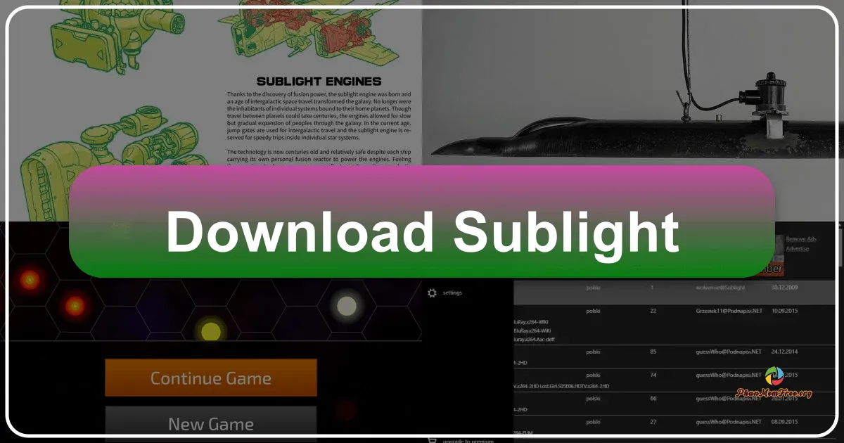 SubLight: A Deep Dive into Subtitle Management for Film Lovers