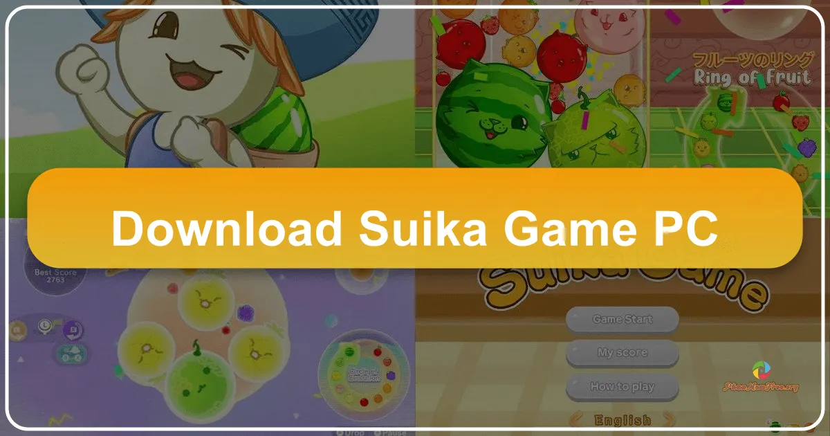 Suika Game cho PC: Trò chơi giải đố hợp nhất trái cây gây nghiện