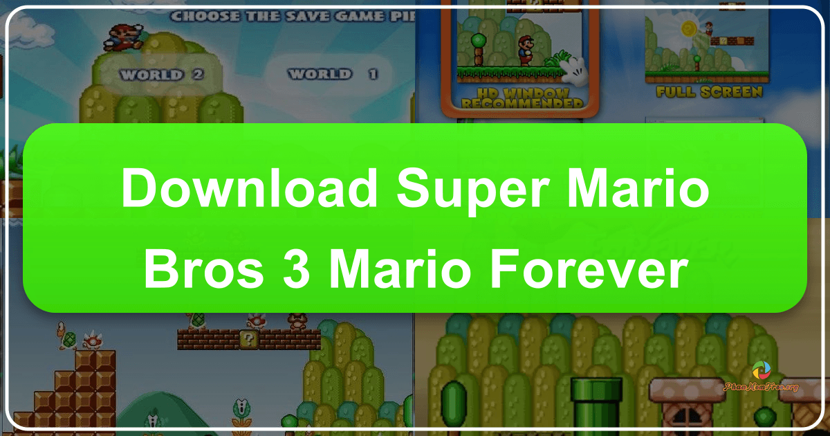 Super Mario Bros. 3: Mario Forever, a fan-made game with nostalgic and modern elements, offers a unique experience. /images/download-super-mario-bros-3-mario-forever.png