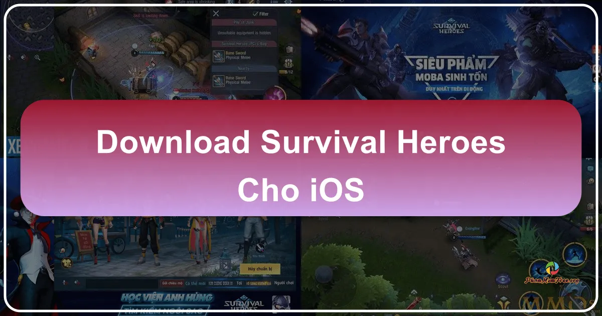 Survival Heroes: Trải Nghiệm Sinh Tồn MOBA Đỉnh Cao Trên iOS