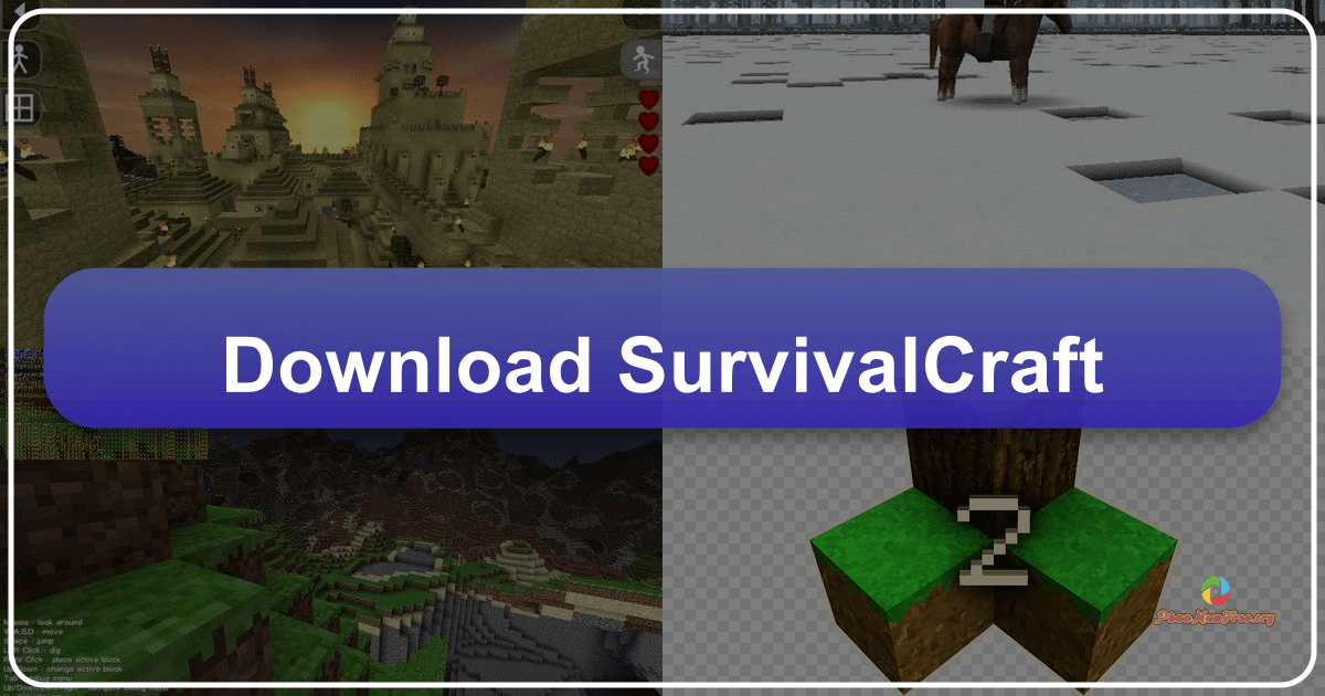 Explore and survive in a vast, blocky world of endless possibilities and challenges in Survivalcraft. /images/download-survivalcraft.png