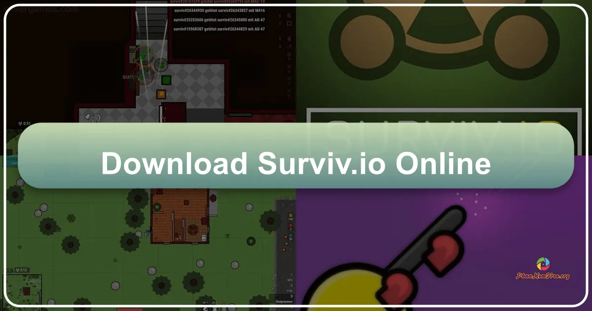 Surviv.io: Trò Chơi Bắn Súng Sinh Tồn 2D Trực Tuyến Hấp Dẫn