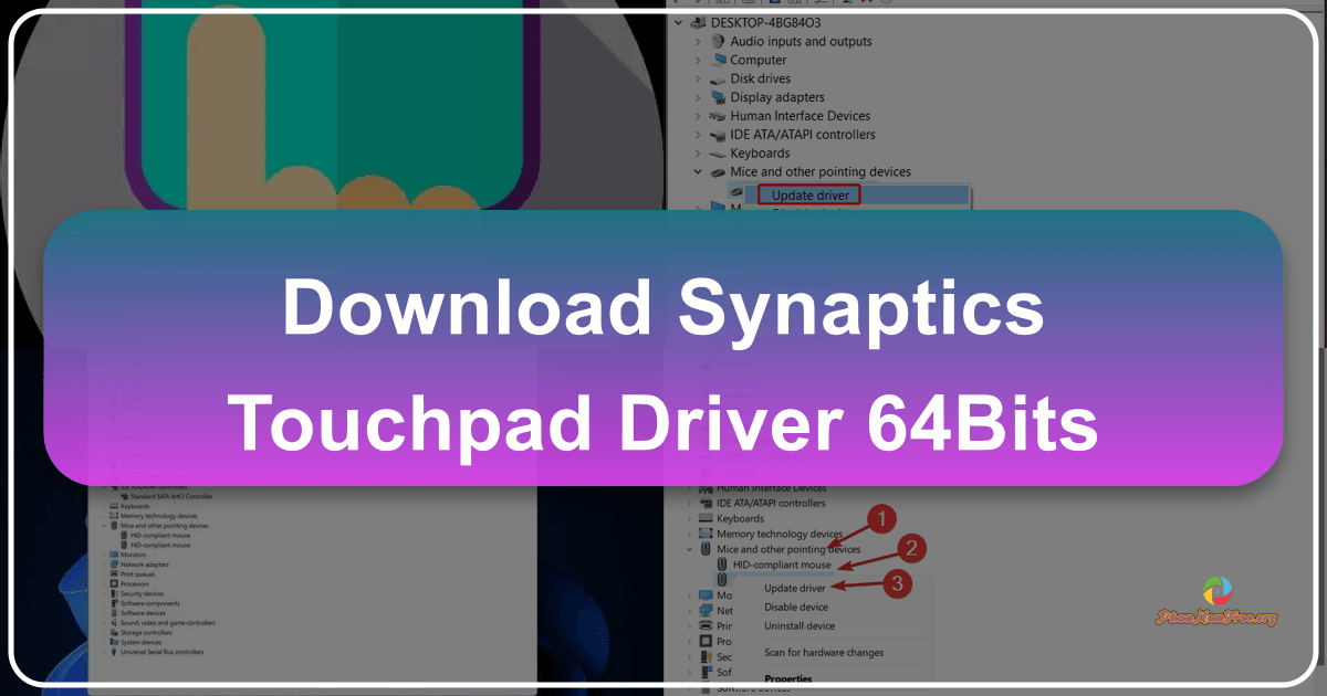 Download and install the Synaptics Touchpad Driver for optimal laptop touchpad performance and functionality on Windows systems. /images/download-synaptics-touchpad-driver-64bits.png
