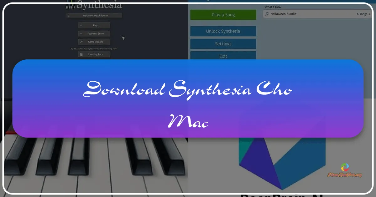 Synthesia cho Mac: Học chơi Piano Dễ Dàng trên Máy Tính