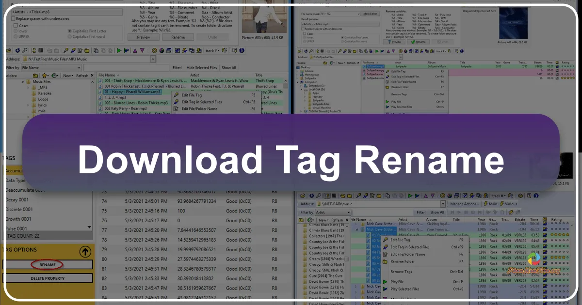 Tag&Rename: Công cụ quản lý và chỉnh sửa thẻ ID3 mạnh mẽ cho bộ sưu tập nhạc của bạn