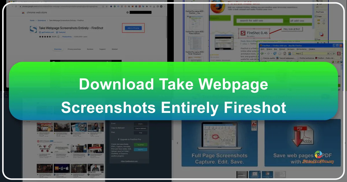 Take Webpage Screenshots Entirely - FireShot