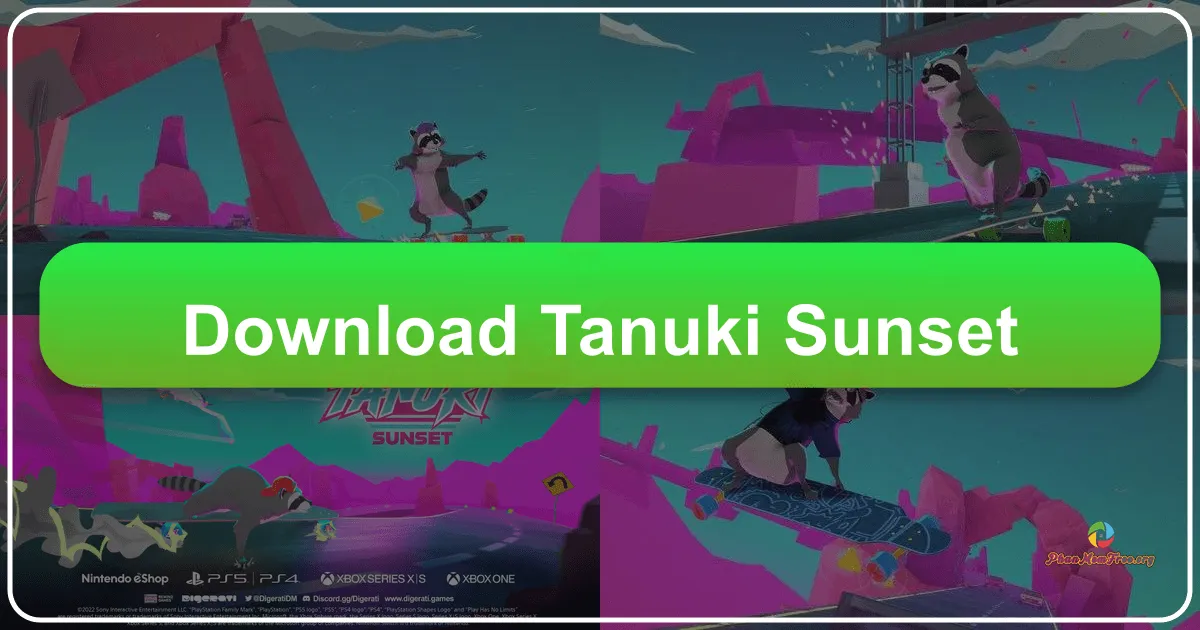 Tanuki Sunset: A Thrilling Descent into Synthwave Skateboarding