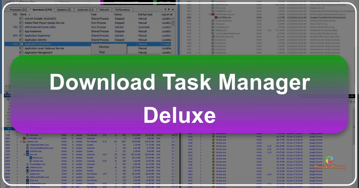 Task Manager DeLuxe: A powerful alternative to Windows Task Manager with advanced features and monitoring capabilities. /images/download-task-manager-deluxe.png