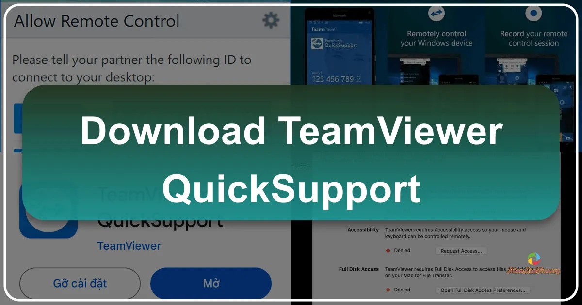 TeamViewer QuickSupport: Giải Pháp Hỗ Trợ Máy Tính Từ Xa Nhanh Chóng và Hiệu Quả