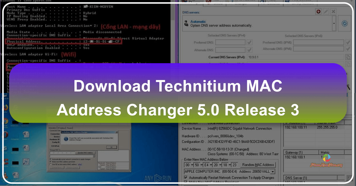 Thay đổi địa chỉ MAC nhanh chóng và hiệu quả với Technitium MAC Address Changer 6.0.7. /images/download-technitium-mac-address-changer-50-release-3.png
