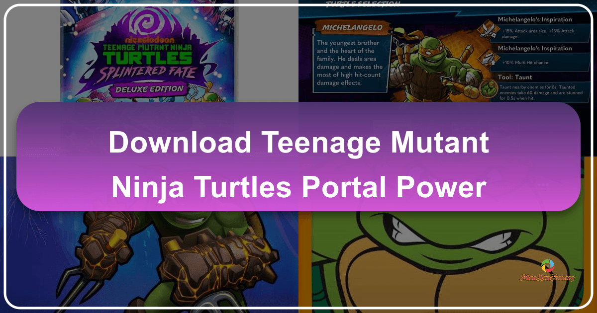 Teenage Mutant Ninja Turtles: Portal Power offers a fun, accessible beat-'em-up experience with colorful visuals. /images/download-teenage-mutant-ninja-turtles-portal-power.png