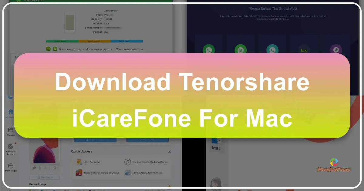 Tenorshare iCareFone for Mac: A Comprehensive iOS Data Management Solution