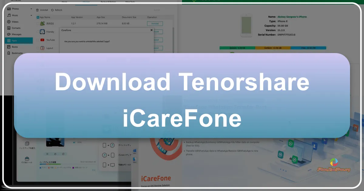 Tenorshare iCareFone: Giải pháp Quản lý và Khôi phục Dữ liệu iOS Toàn diện