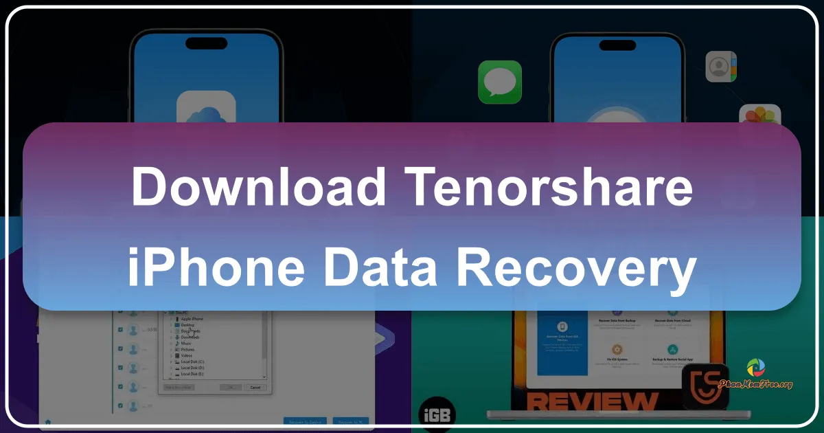 Tenorshare Ultdata (Khôi phục dữ liệu iPhone): Giải pháp toàn diện cho dữ liệu bị mất trên thiết bị iOS